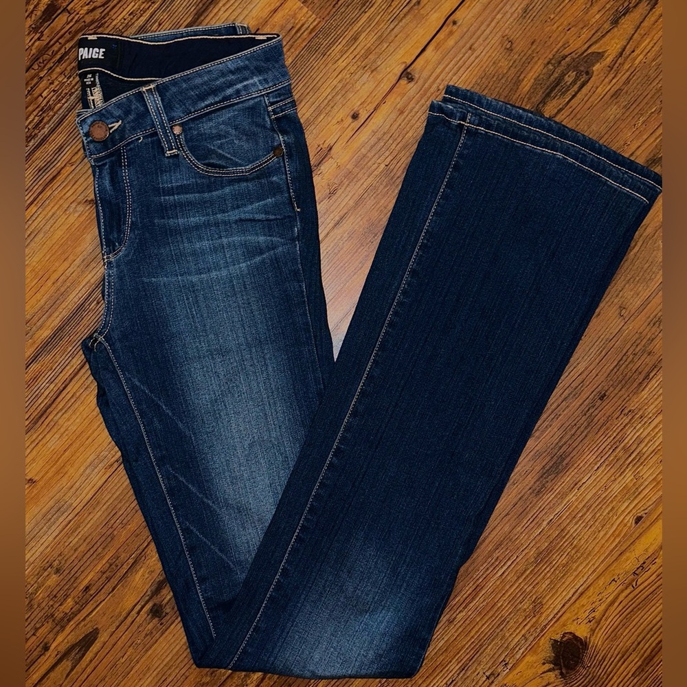 Paige High Rise Manhattan Bootcut Jean